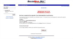 Desktop Screenshot of mail.belizemail.net